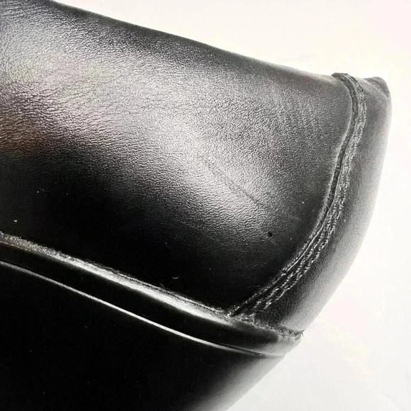 CLARKS CASUAL SLIP-ON WORK LOAFERS•SIZE 7•BLACK GENUINE LEATHER •GREAT C… - Picture 13 of 14